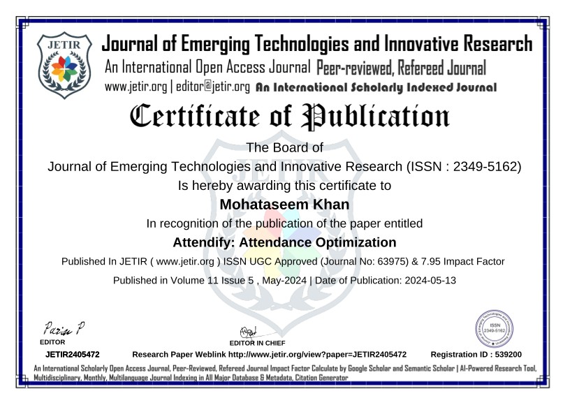 Attendance Optimisation Research Paper